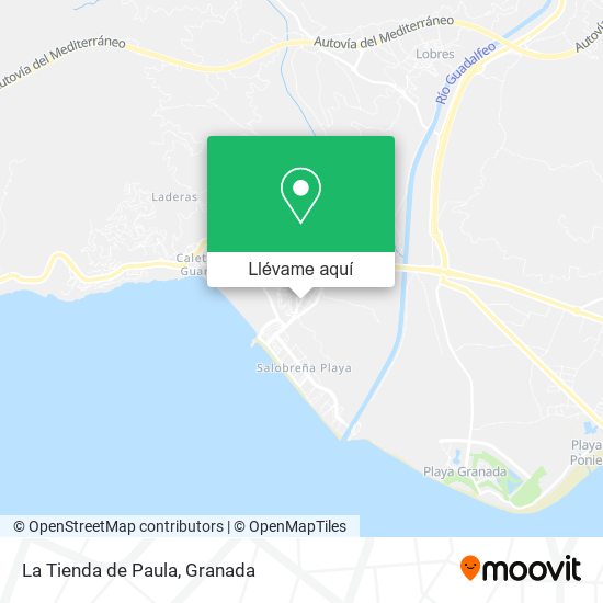 Mapa La Tienda de Paula
