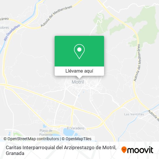 Mapa Caritas Interparroquial del Arziprestazgo de Motril