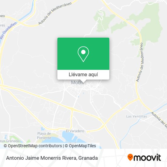 Mapa Antonio Jaime Monerris Rivera