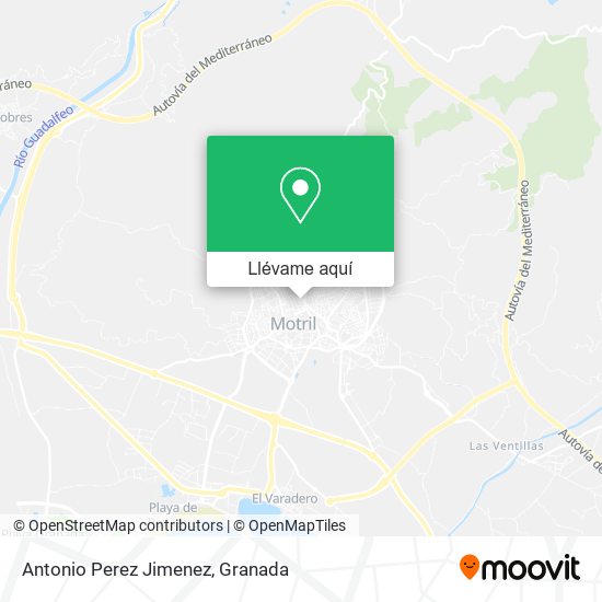 Mapa Antonio Perez Jimenez