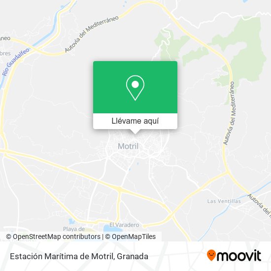 Mapa Estación Marítima de Motril