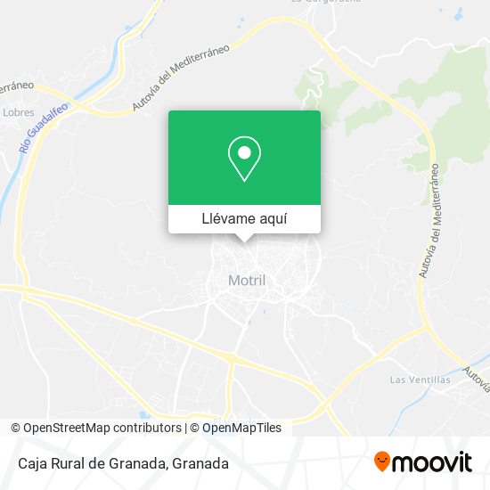 Mapa Caja Rural de Granada