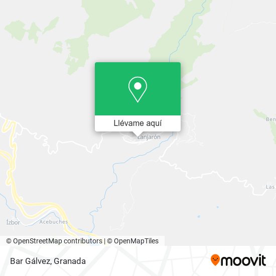 Mapa Bar Gálvez