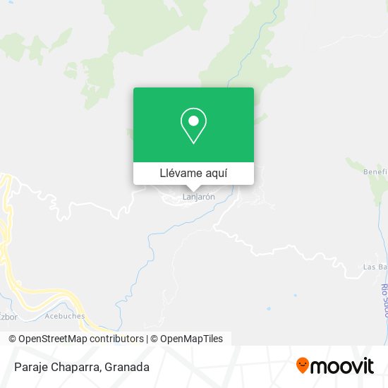 Mapa Paraje Chaparra