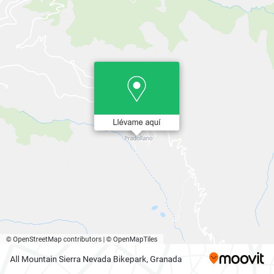 Mapa All Mountain Sierra Nevada Bikepark