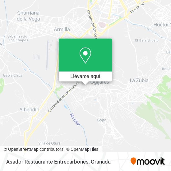 Mapa Asador Restaurante Entrecarbones