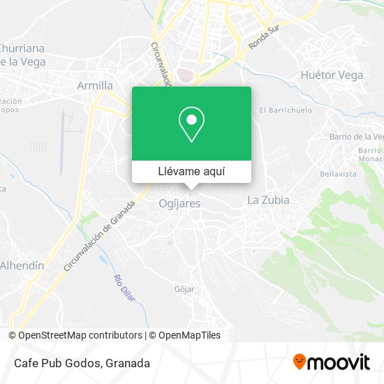 Mapa Cafe Pub Godos