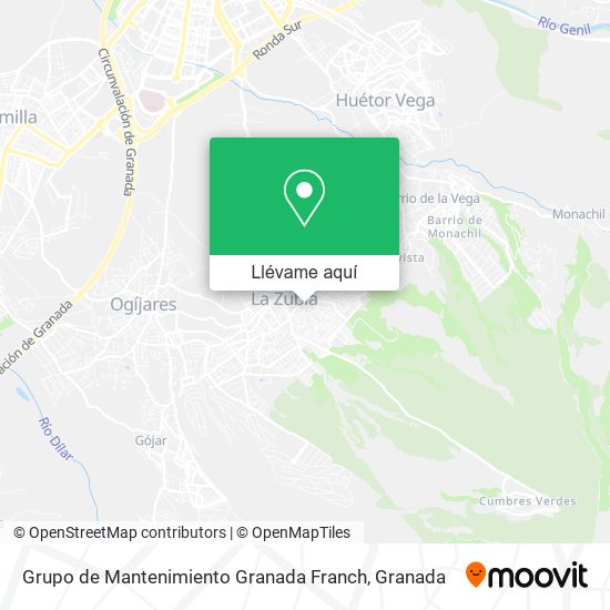 Mapa Grupo de Mantenimiento Granada Franch
