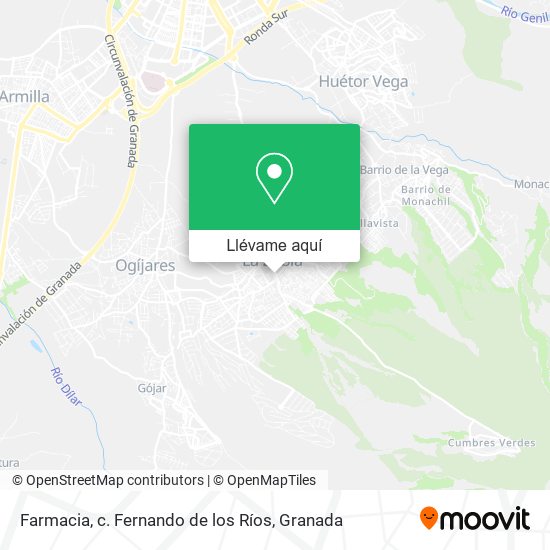 Mapa Farmacia, c. Fernando de los Ríos