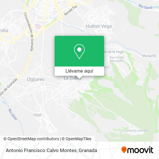 Mapa Antonio Francisco Calvo Montes