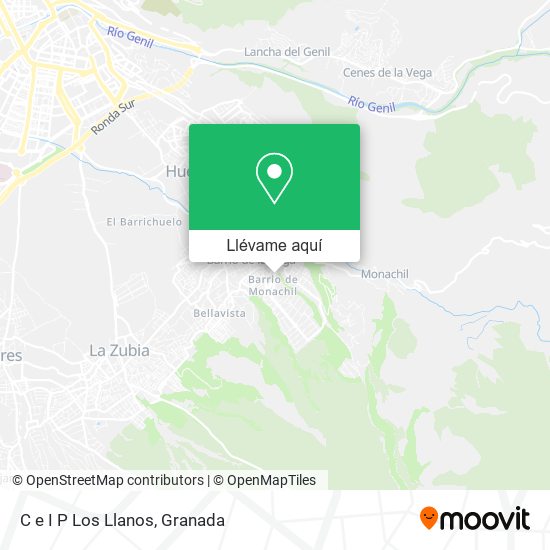 Mapa C e I P Los Llanos