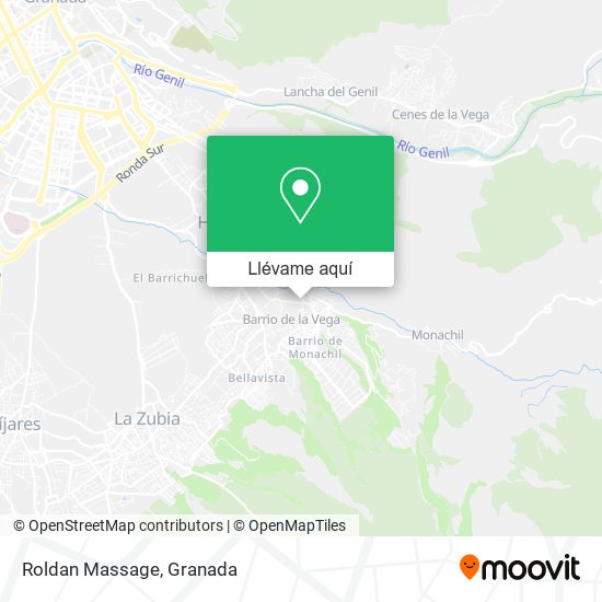 Mapa Roldan Massage