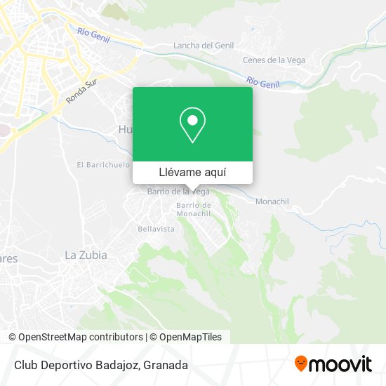 Mapa Club Deportivo Badajoz