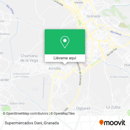 Mapa Supermercados Dani
