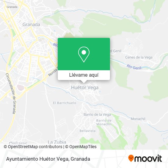 Mapa Ayuntamiento Huétor Vega
