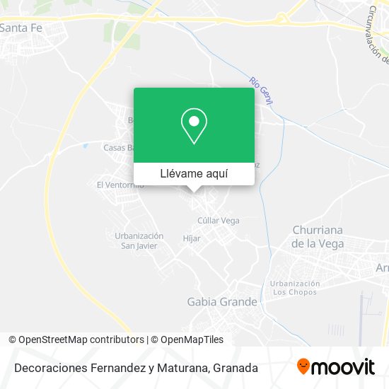 Mapa Decoraciones Fernandez y Maturana