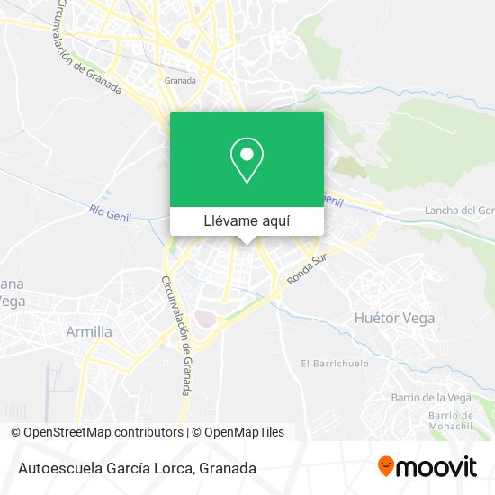 Mapa Autoescuela García Lorca