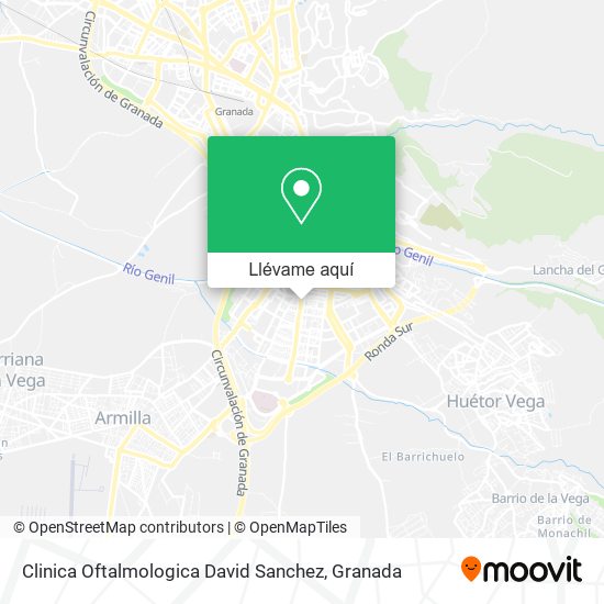 Mapa Clinica Oftalmologica David Sanchez