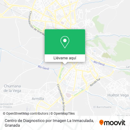 Mapa Centro de Diagnostico por Imagen La Inmaculada