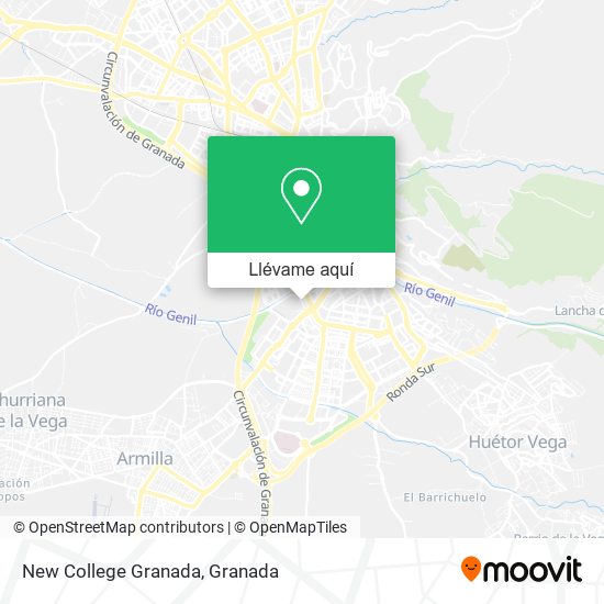 Mapa New College Granada