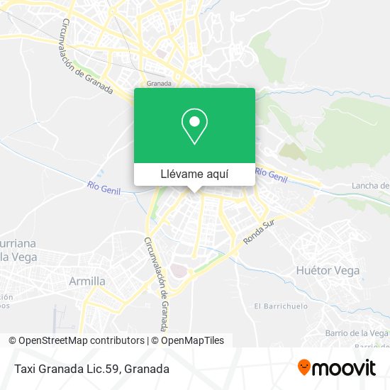 Mapa Taxi Granada Lic.59