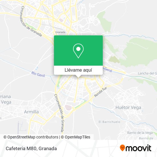 Mapa Cafeteria M80