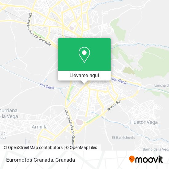 Mapa Euromotos Granada