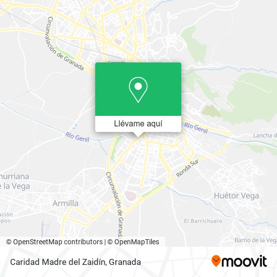 Mapa Caridad Madre del Zaidín