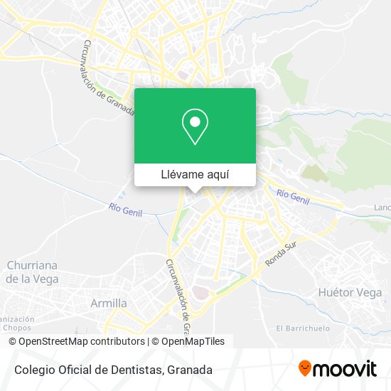 Mapa Colegio Oficial de Dentistas