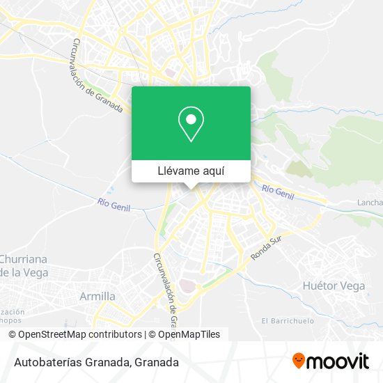 Mapa Autobaterías Granada