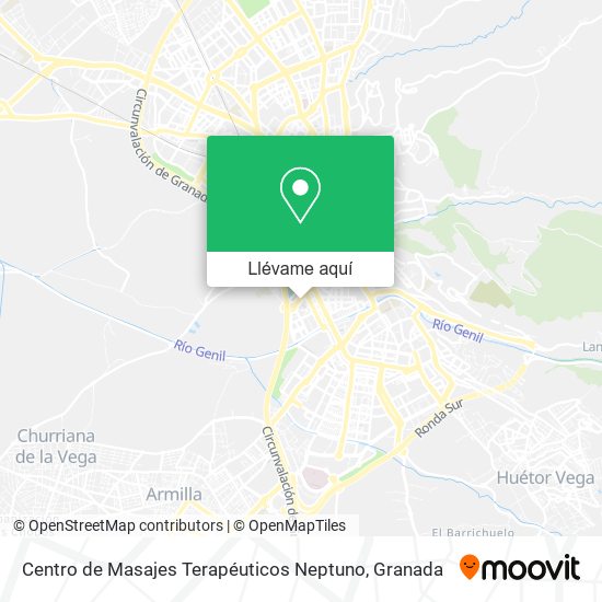 Mapa Centro de Masajes Terapéuticos Neptuno