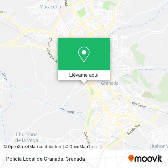 Mapa Policía Local de Granada