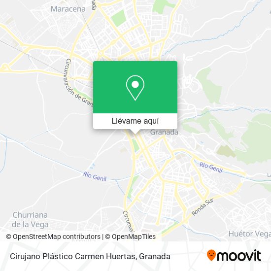 Mapa Cirujano Plástico Carmen Huertas