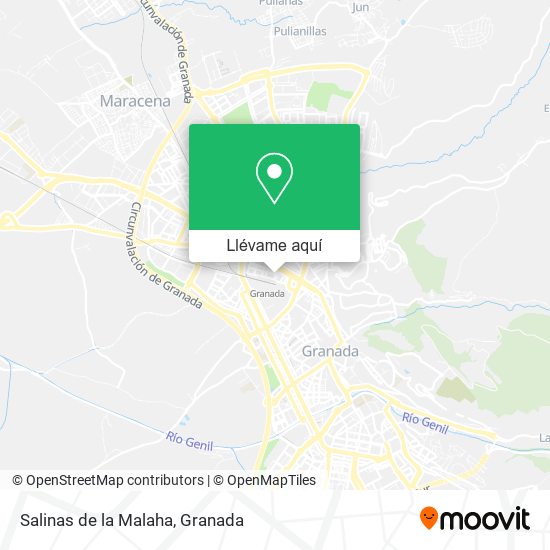 Mapa Salinas de la Malaha