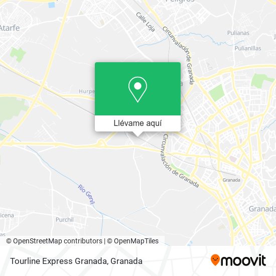 Mapa Tourline Express Granada