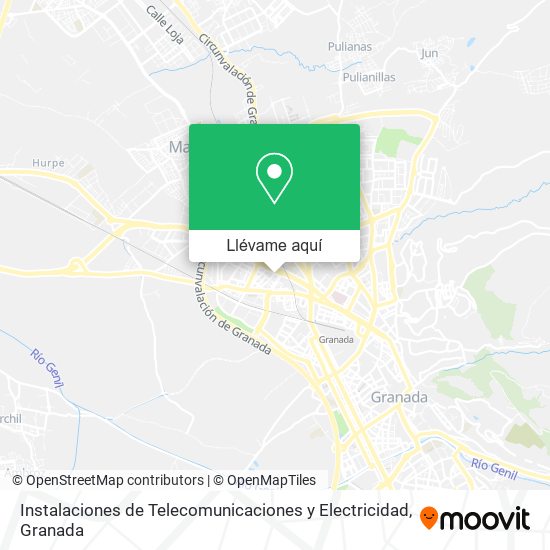 Mapa Instalaciones de Telecomunicaciones y Electricidad