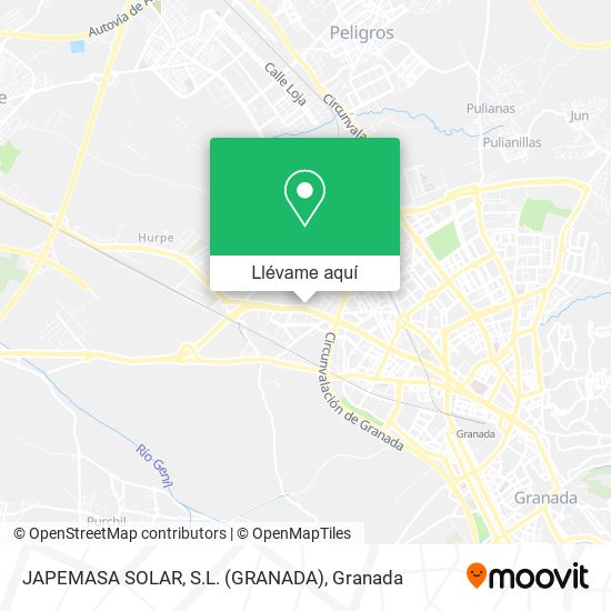 Mapa JAPEMASA SOLAR, S.L. (GRANADA)