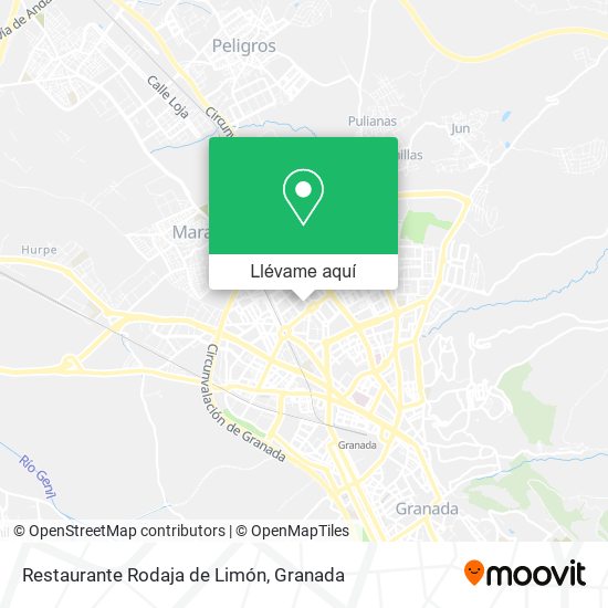 Mapa Restaurante Rodaja de Limón