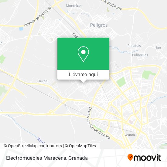 Mapa Electromuebles Maracena