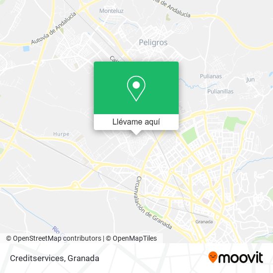 Mapa Creditservices