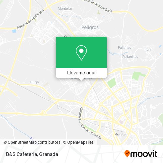 Mapa B&S Cafeteria