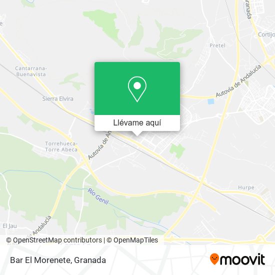 Mapa Bar El Morenete