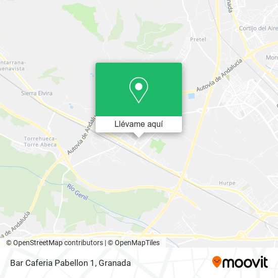 Mapa Bar Caferia Pabellon 1
