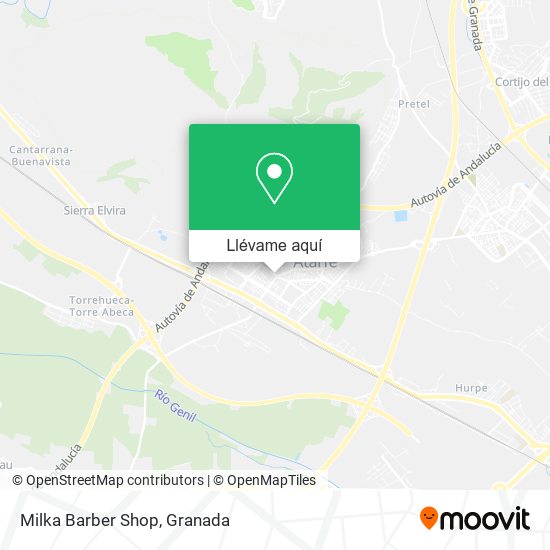 Mapa Milka Barber Shop