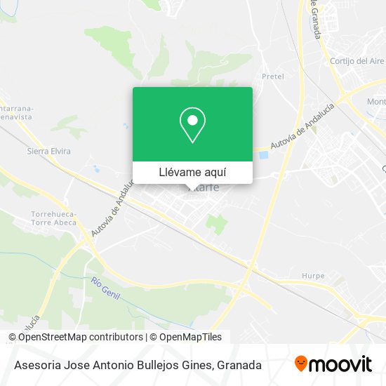 Mapa Asesoria Jose Antonio Bullejos Gines