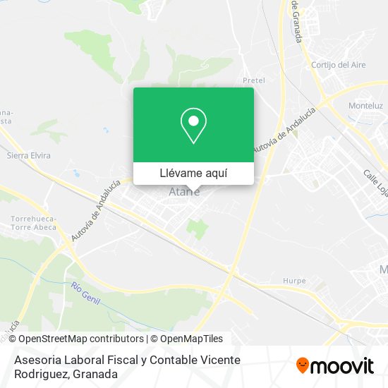Mapa Asesoria Laboral Fiscal y Contable Vicente Rodriguez