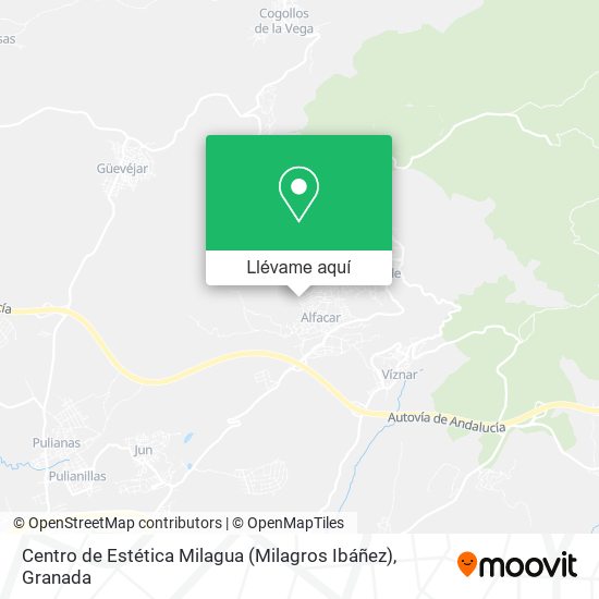 Mapa Centro de Estética Milagua (Milagros Ibáñez)