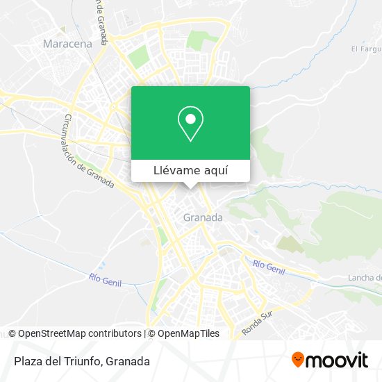 Mapa Plaza del Triunfo