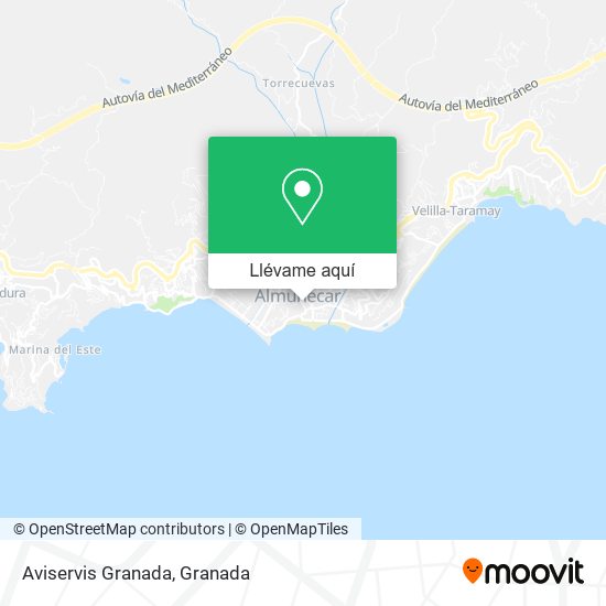 Mapa Aviservis Granada