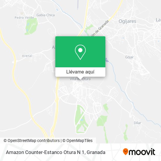 Mapa Amazon Counter-Estanco Otura N 1